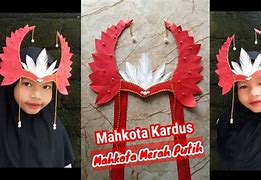 Topi Karnaval Merah Putih Anak Tk